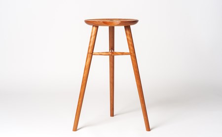 木工yamagen Crescent stool[cherry]