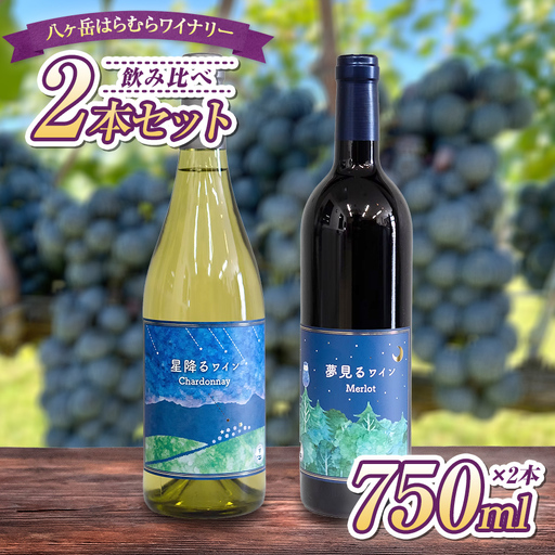 八ヶ岳はらむらワイナリー 飲み比べ 2本セット