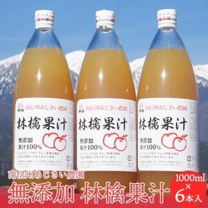 【南信州あじさい農園】林檎果汁(無添加りんごジュース) 6本入り【1586937】