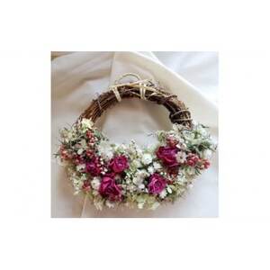 ドライフラワー ハーフリース