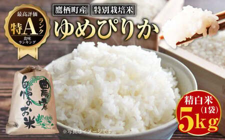 [令和7年産]ゆめぴりか (精白米)特Aランク 5kg 北海道 鷹栖町 お米 ゆめぴりか [2025年9月下旬より発送予定]