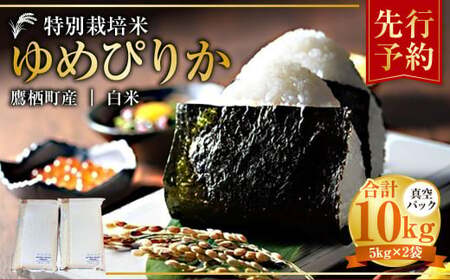 [令和7年産] ゆめぴりか (白米) 真空パック 5kg×2袋 10kg 北海道 鷹栖町 たかすタロファーム 米 コメ こめ ご飯 白米 お米 ゆめぴりか コメ白米 白米 [2025年9月下旬より発送開始]