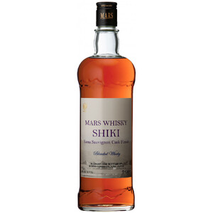 [数量限定]マルスウイスキー SHIKI ヤマソービニオンカスクフィニッシュ(赤ワインカスクフィニッシュ)750ml 度数40%(長野県 宮田村 長野県内限定販売 ウィスキー 洋酒 本坊酒造 750ml 40% お酒 アルコール ハイボール 水割り ロック 家飲み ギフト プレゼント)