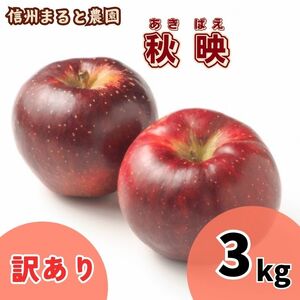 信州まると農園の[訳あり]完熟りんご 秋映 3kg