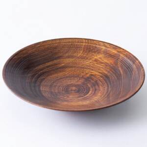 木工ろくろ 透き漆錐鉢