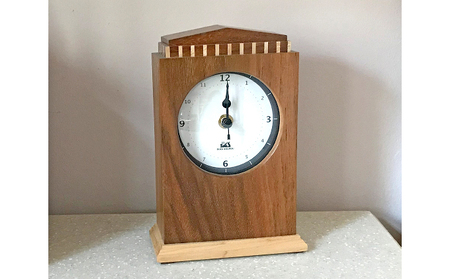 クラシック電波時計(ウオールナット)
