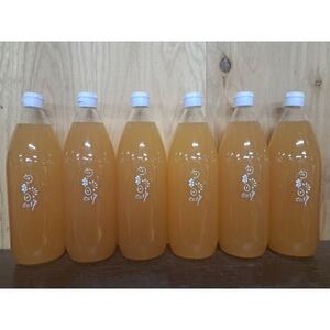 長野県高山村 ちな農園のりんごジュース 6本セット