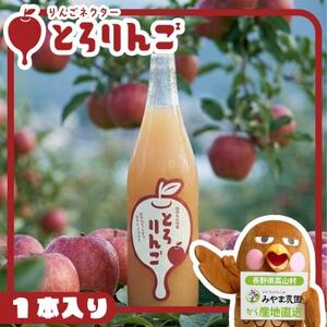 [果汁70%!]長野県高山村産 訳ありりんごをすりおろしたりんごジュースネクター|とろりんご