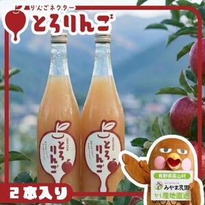 りんごジュースネクター「とろりんご」720ml×2本