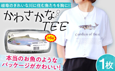 魚好きの人へ!かわさかなTEE Tシャツ ユニセックス メンズ レディース アウトドア 半袖 川魚 さかな 岐阜市 / スポット[ANGD001]