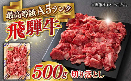 A5等級 飛騨牛 切り落とし 500g ブランド牛 最高級 A5ランク 岐阜市 / 三心[ANGY011]
