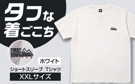ショートスリーブ Tシャツ XXLサイズ WHITE アウトドア シンプル 半袖 岐阜市 / 水甚[ANHZ019]