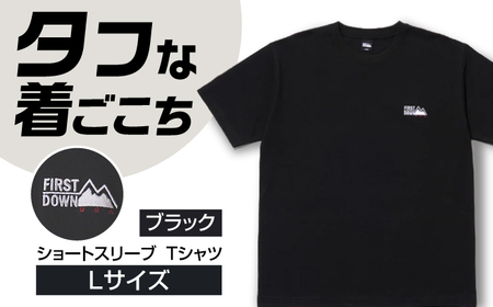 ショートスリーブ Tシャツ Lサイズ BLACK アウトドア シンプル 半袖 岐阜市 / 水甚[ANHZ022]