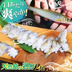 清流長良川 天然鮎 鮎鮓(なれずし) 木桶 発酵食 生熟れ 岐阜市/天然鮎専門 結の舟 [ANBN003]