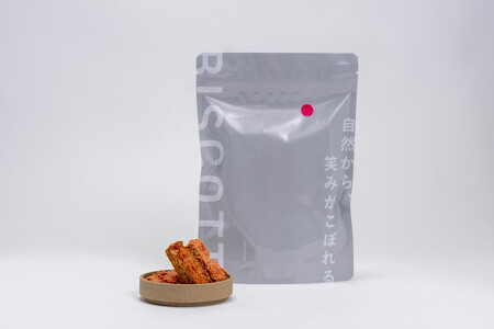 [亜蛮忠留]無農薬ビーツ・米粉を使用したビスコッティ3袋セット