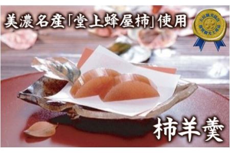 柿羊羹 美濃名産「堂上蜂谷柿」使用 330g×2本セット