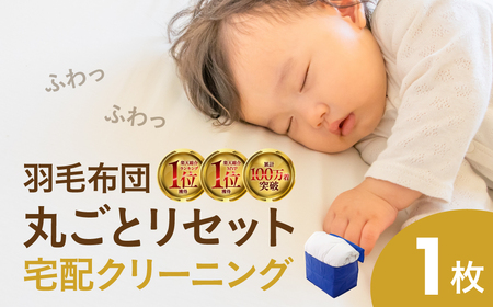 羽毛布団丸洗い宅配クリーニング 1点|クリーニング