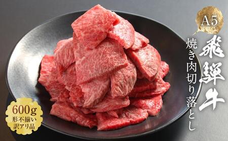 訳あり A5等級 飛騨牛 焼肉 切り落とし600g 