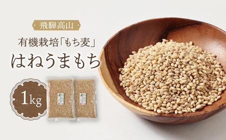 飛騨高山で有機栽培した「もち麦」はねうまもち 1kg | もち麦 雑穀 米 有機栽培 オーガニック 健康 おいしい 飛騨高山 有限会社山藏農園