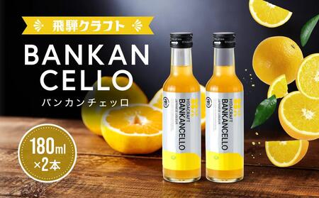 バンカンチェッロ180ml 2本セット | 和製リキュール 河内晩柑 アルコール 酒 サワー 有限会社森瓦店 MM025
