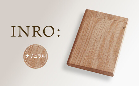 [オークヴィレッジ]INRO: ナチュラル 木のカードケース | ギフトラッピング対応 雑貨 ビジネス 名刺 おしゃれ 木製 飛騨高山 オークヴィレッジ(株) AH300VC13