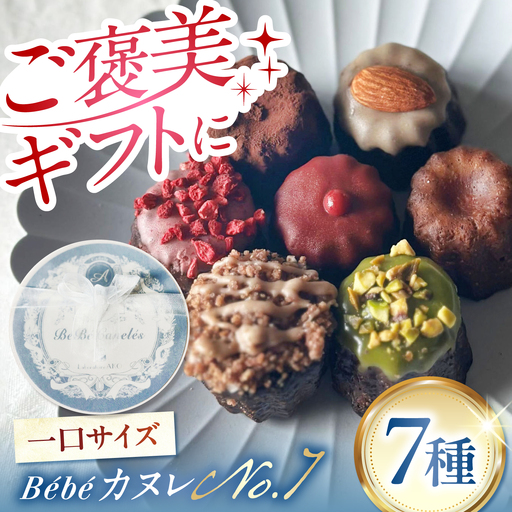 ミニカヌレ 7個入り [No.7 BOX] 多治見市 / Laboratoire AKO[TEI004] Bebe カヌレ