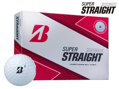 SUPER STRAIGHT ゴルフボール ホワイト 3ダース T31-01