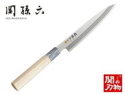H14-34 ＜ステンレス和包丁 （片刃）＞ ◇貝印 関孫六 銀寿ST 和包丁 刺身 180mm～刺身包丁 魚調理 天然木 錆びにくい お手入れしやすい 調理器具 キッチンツール ?ギフト 贈り物にも～