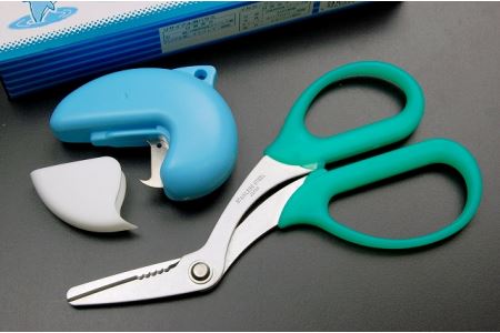 リサイクルツール2点セット[樹脂キャップ取り、リサイクル用はさみ](KSD-10)〜回遊館SD 環境保全 エコ〜