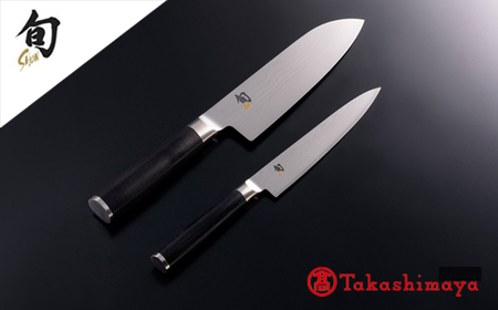 [59E0494][貝印]旬Shun Classic 2本セットB (三徳包丁 175mm&ユーティリティナイフ 150mm)