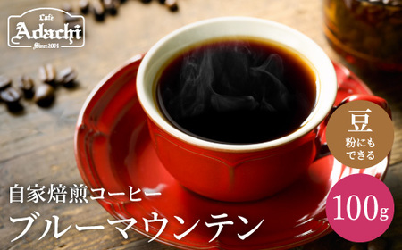 カフェ・アダチ 厳選した最高グレード豆 ブルーマウンテンNo.1 100g(10杯分)S10-30