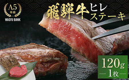 飛騨牛ヒレ ステーキ 120g (1枚) 飛騨牛 A5等級 和牛 黒毛和牛