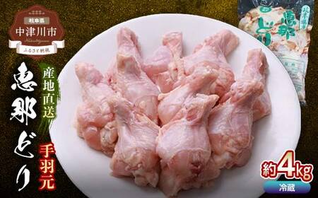恵那どり手羽元 計4kg