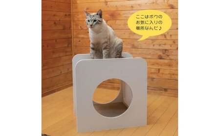 猫のつめとぎ+House「しかく」(ぷらすはうすしかく)