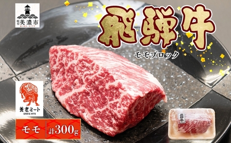 飛騨牛 モモブロック 300g×1P 計300g モモ肉 もも肉 ブロック 肉 もも 肉 牛肉 牛 ビーフ 和牛 和牛ステーキ 国産 国産 日本産 ローストビーフ ステーキ 冷凍保存 ご当地 お取り寄せグルメ 送料無料 岐阜県美濃市