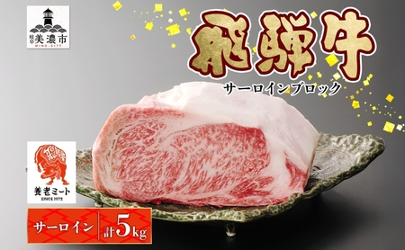 飛騨牛 サーロインブロック 5kg サーロイン ブロック 肉 肉 ステーキ ローストビーフ ステーキ 国産 国産牛 和牛 お肉 牛 ビーフ 日本産 和牛 ご当地 お取り寄せグルメ 送料無料 岐阜県 美濃市