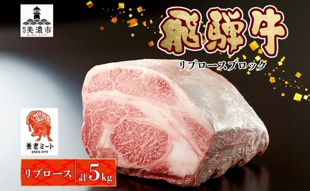 飛騨牛 リブロースブロック 5kg リブロース 肉 ブロック 肉 ステーキ ステーキ ローストビーフ アレンジ 国産 国産牛 牛 お肉 和牛 和牛 日本産 ご当地 お取り寄せグルメ 送料無料 岐阜県 美濃市