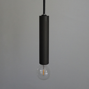 CTSH LIGHT. ペンダントライト [CIRCLE パーカーライジング LONG E17] 瑞浪市 / ジオニック 照明器具 ソケット 鉄 ブラック [AZBQ102]