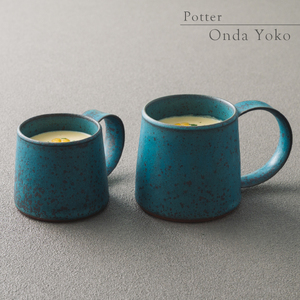 [美濃焼] 恩田陽子 コーヒーマグカップ カフェオレマグカップ 各1点セット グリーン 瑞浪市 / JS企画 ティーカップ マグカップ マグ コップ おしゃれ [AZAZ046]