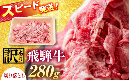 飛騨牛 切り落とし 280g 瑞浪市 / 養老ミート 冷凍 赤身 和牛 訳あり お試し[AZDB002]