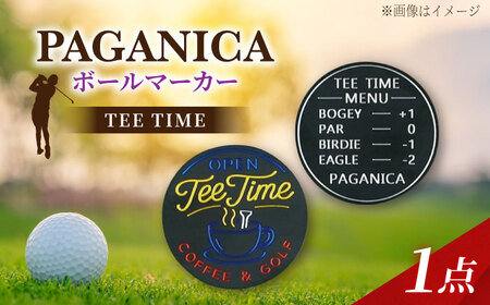 ボールマーカー TEE TIME[PAGANICA TOOLS] 瑞浪市 / ジオニック ゴルフ ギフト 高級[AZBQ157]
