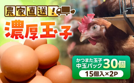 卵 中玉パック 30個 (25個+割れ保証5個) [AZAQ001] 卵 たまご