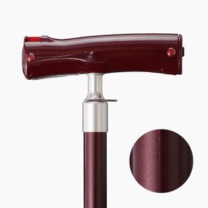 電動伸縮杖「のび太くん」ワインレッド(WR)_雑貨 _