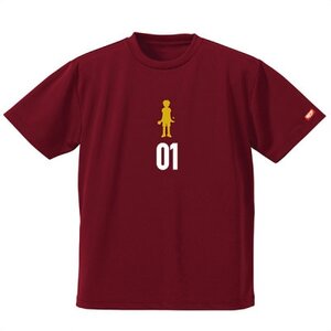 JTTA公認 卓球ユニフォーム[男女兼用(ドライ):Lサイズ]プレイヤー 01 バーガンディー_装飾品・工芸品 洋服 _