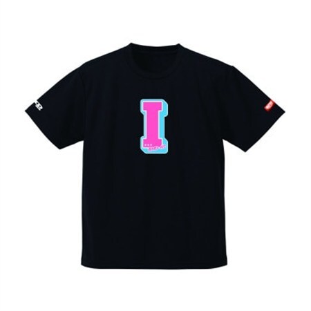 JTTA公認　卓球ユニフォーム【男女兼用(ドライ):Mサイズ】アルファベット　I　ブラック_装飾品・工芸品  洋服 _【1566451】