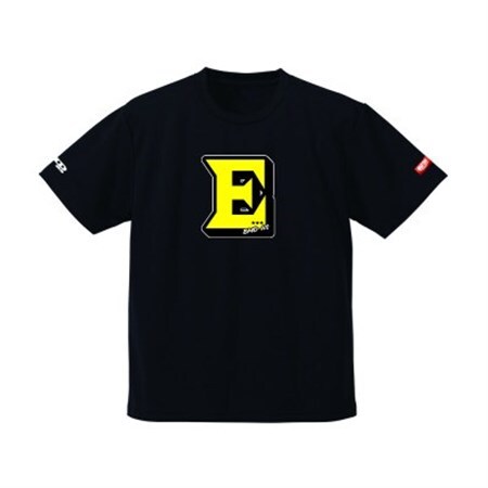 JTTA公認　卓球ユニフォーム【男女兼用(ドライ):XLサイズ】アルファベット　E　ブラック_装飾品・工芸品  洋服 _【1589226】
