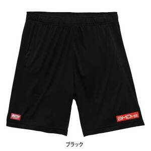 JTTA公認　卓球ユニフォーム【男女兼用:Lサイズ】BMDパンツ2　ブラック【1660970】
