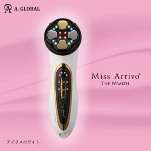 【N1-1】Miss Arrivo THE WRAITH (アイリスホワイト) 日本製 美顔器 高級 ハイスペックモデル