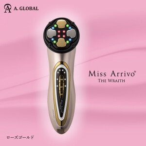 【N1-2】Miss Arrivo THE WRAITH (ローズゴールド) 日本製 美顔器 高級 ハイスペックモデル