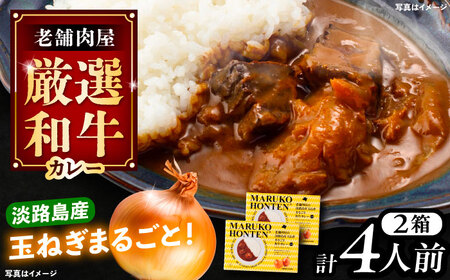 丸小本店 老舗肉屋の淡路島産の玉ねぎまるごと和牛カレー 2人前450g×2個[AUFN012]和牛カレー和牛カレー和牛カレー和牛カレー和牛カレー